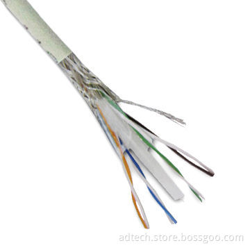UL Approved SFTP Cat6 Solid 23AWG Gray LAN CableNew